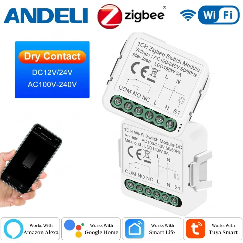 مفتاح ذكي مخفي صغير - dry contact 220V واي فاي - Image 9