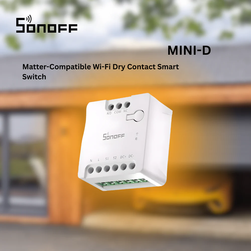 مفتاح ذكي SONOFF MINI-D بتقنية الواي فاي بدون سلك محايد للتحكم عن بُعد من sonoff - Image 2