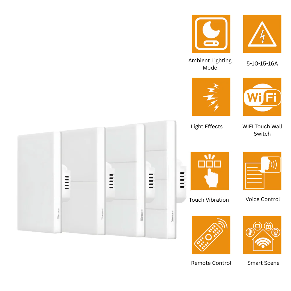 مفتاح لمسية ذكي Wi-Fi من sonoff بحجم مدهش للتحكم عن بُعد وأتمتة المنزل - Image 3