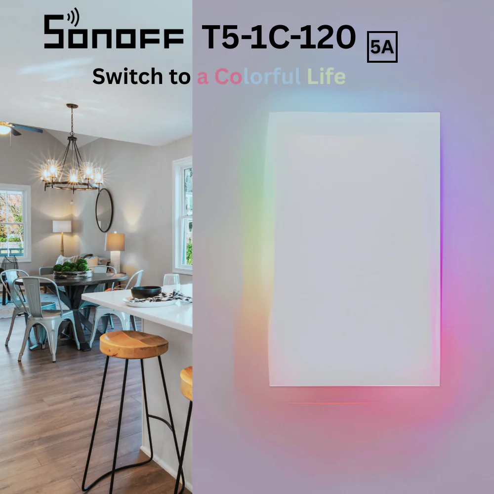 مفتاح لمسية ذكي Wi-Fi من sonoff بحجم مدهش للتحكم عن بُعد وأتمتة المنزل - Image 7