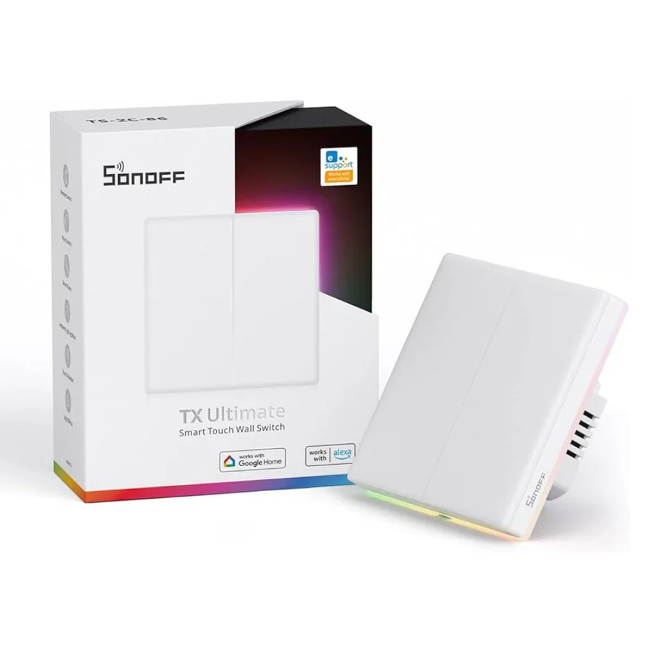مفتاح لمسية ذكي Wi-Fi من SONOFF T5 Ultimate | تحكم كامل وأتمتة منزلية من sonoff - Image 2