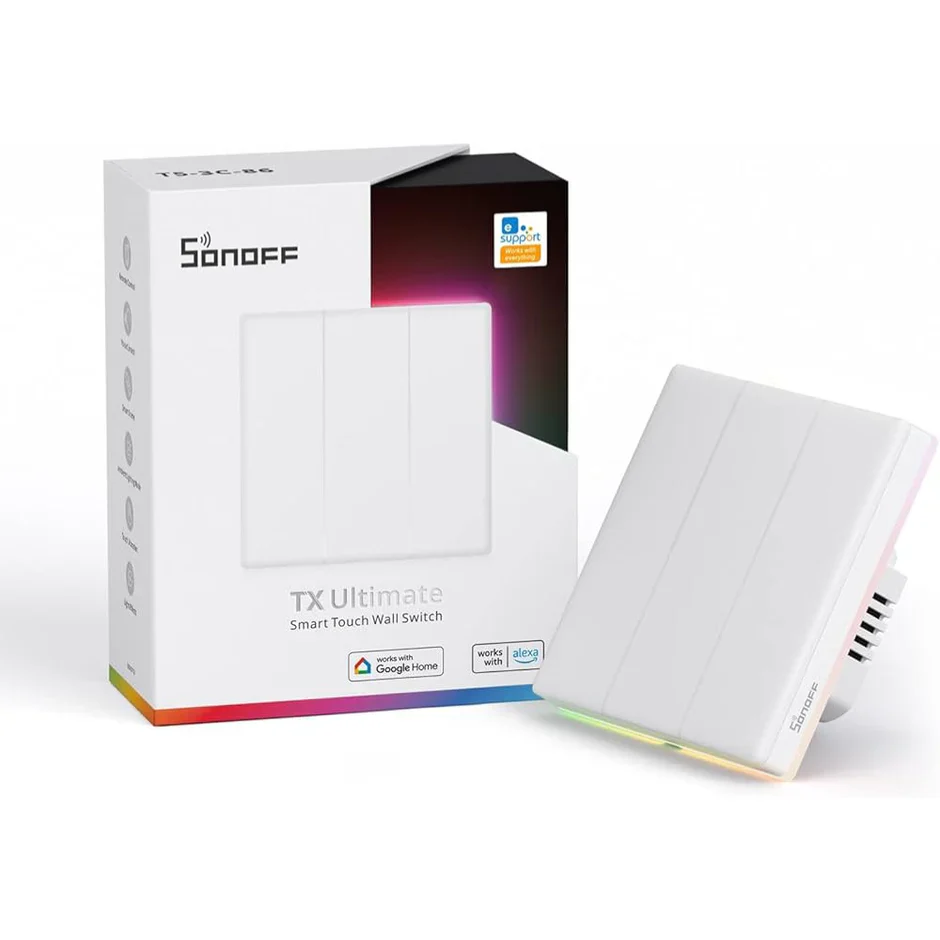 مفتاح لمسية ذكي Wi-Fi من SONOFF T5 Ultimate | تحكم كامل وأتمتة منزلية من sonoff - Image 3