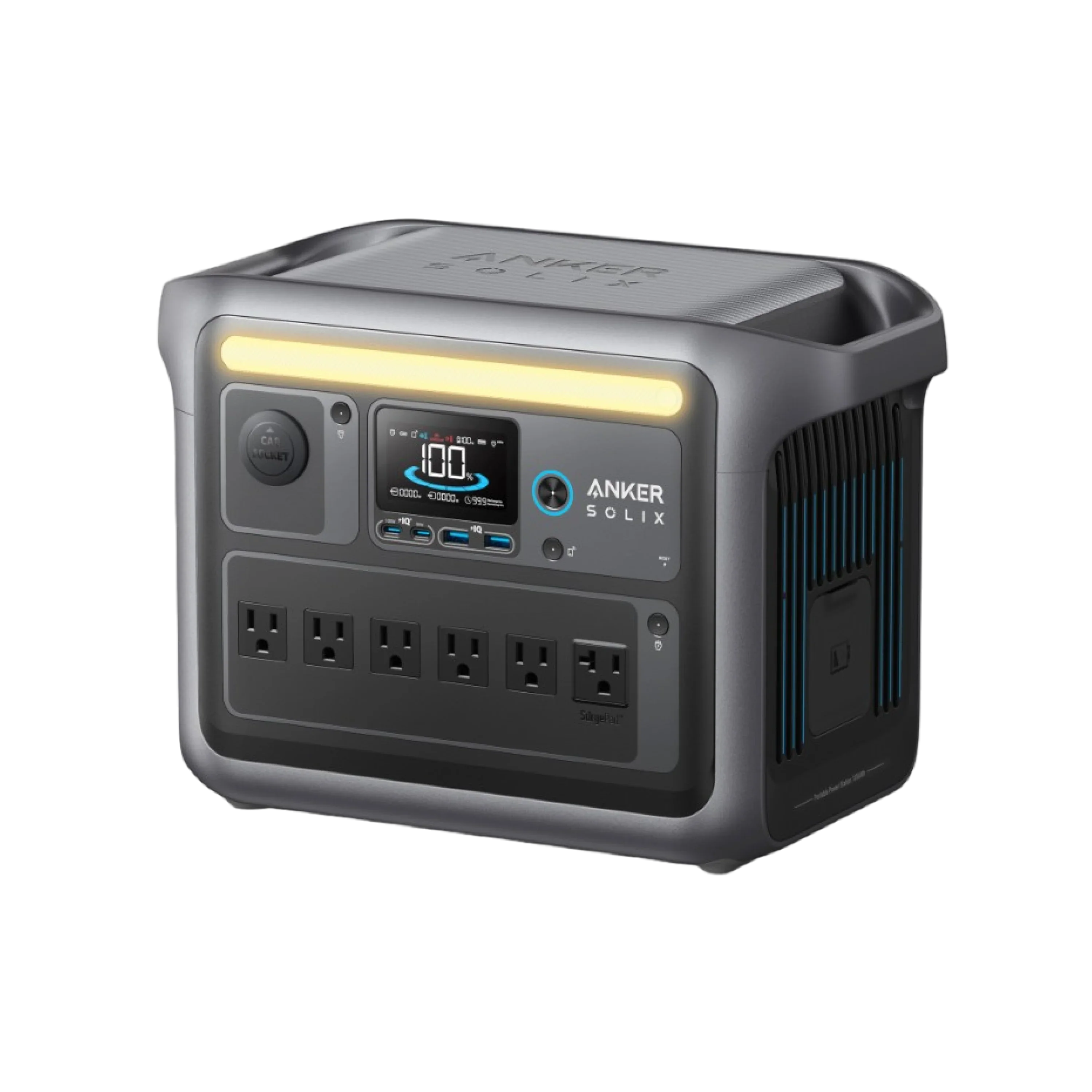محطة طاقة محمولة 1056WH ب1800W لتشغيل الأجهزة المنزلية من Anker