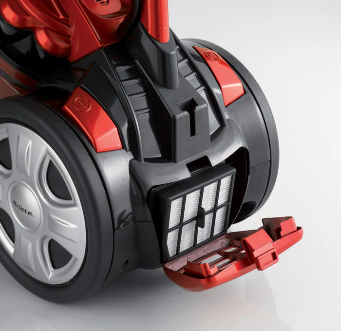 مكنسة كهربائية 700 واط من Ariete J-Force - أحمر وأسود - Image 2