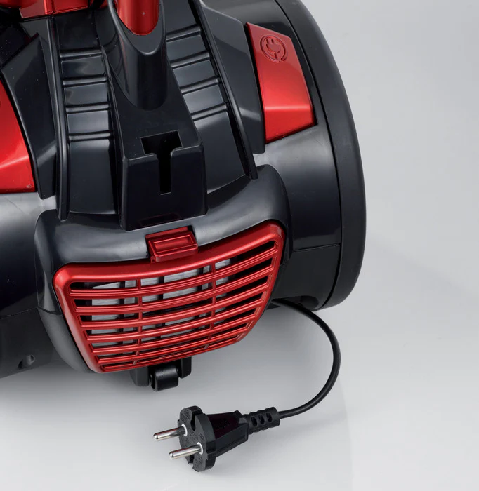 مكنسة كهربائية 700 واط من Ariete J-Force - أحمر وأسود - Image 3