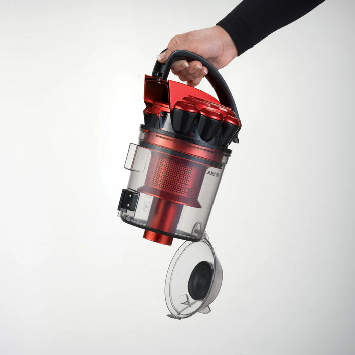 مكنسة كهربائية 700 واط من Ariete J-Force - أحمر وأسود - Image 6