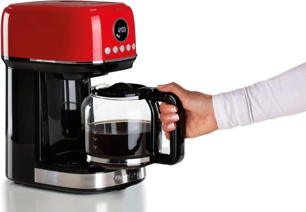 ماكينة قهوة أميريكان 12 كوب من Ariete Moderna - أحمر - Image 3