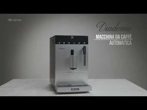 ماكينة إسبريسو مع مطحنة قهوة من Ariete Diadema - أسود - Image 7