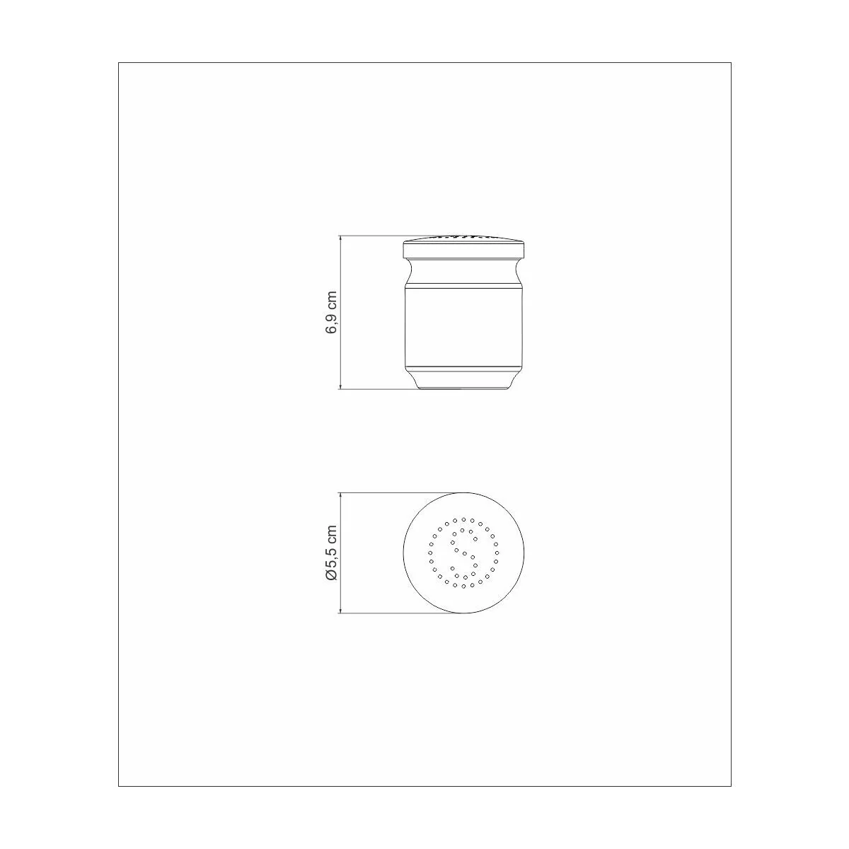 مملحة ستيل 7 سم من Tramontina Utility - Image 5