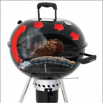 شواية الفحم الحجرية المكشوفة من Mr. Bar-B-Q - Image 3