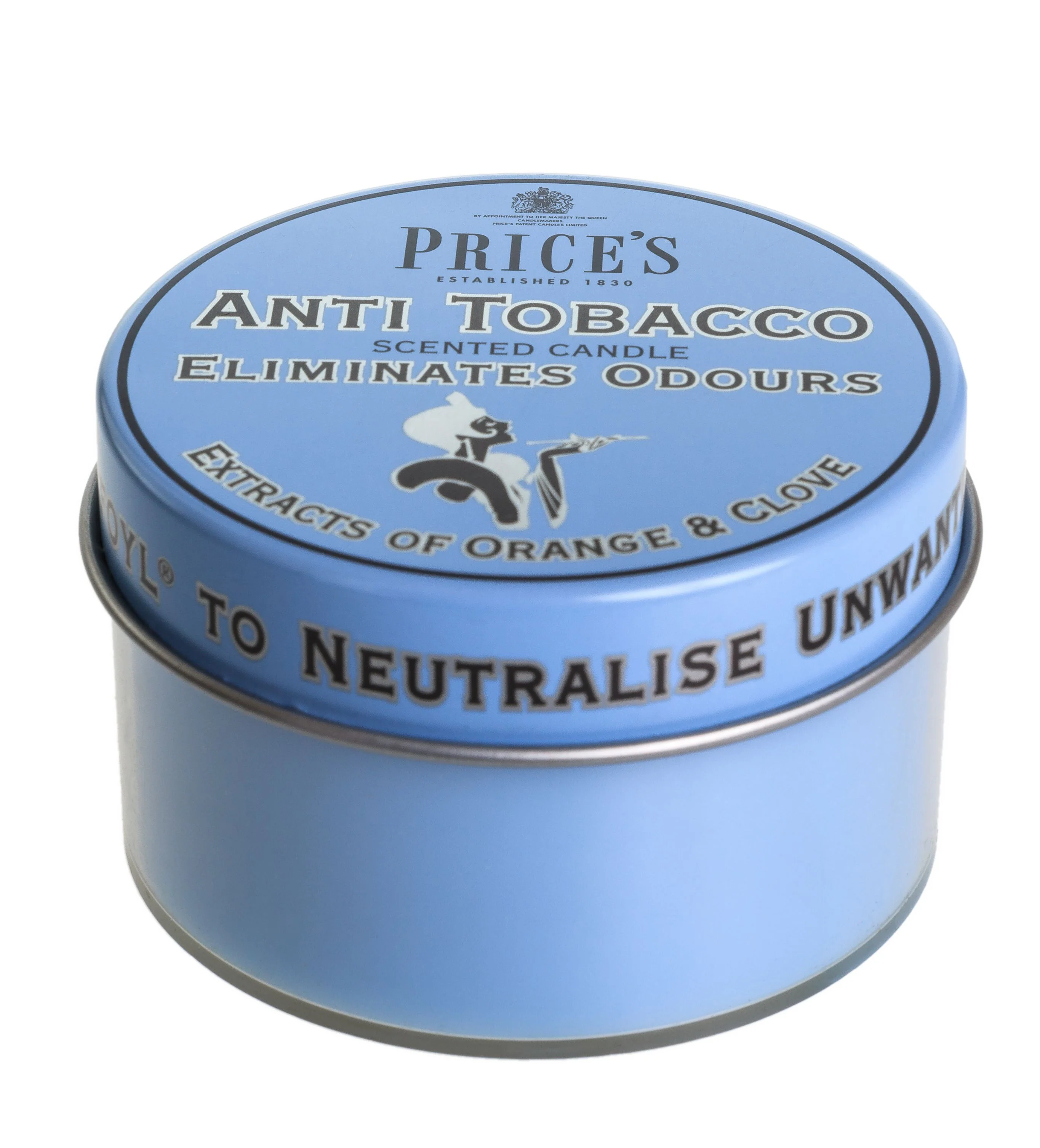 شمعة معطرة بعلبة مزيلة لرائحة السجائر من Price's - Image 2