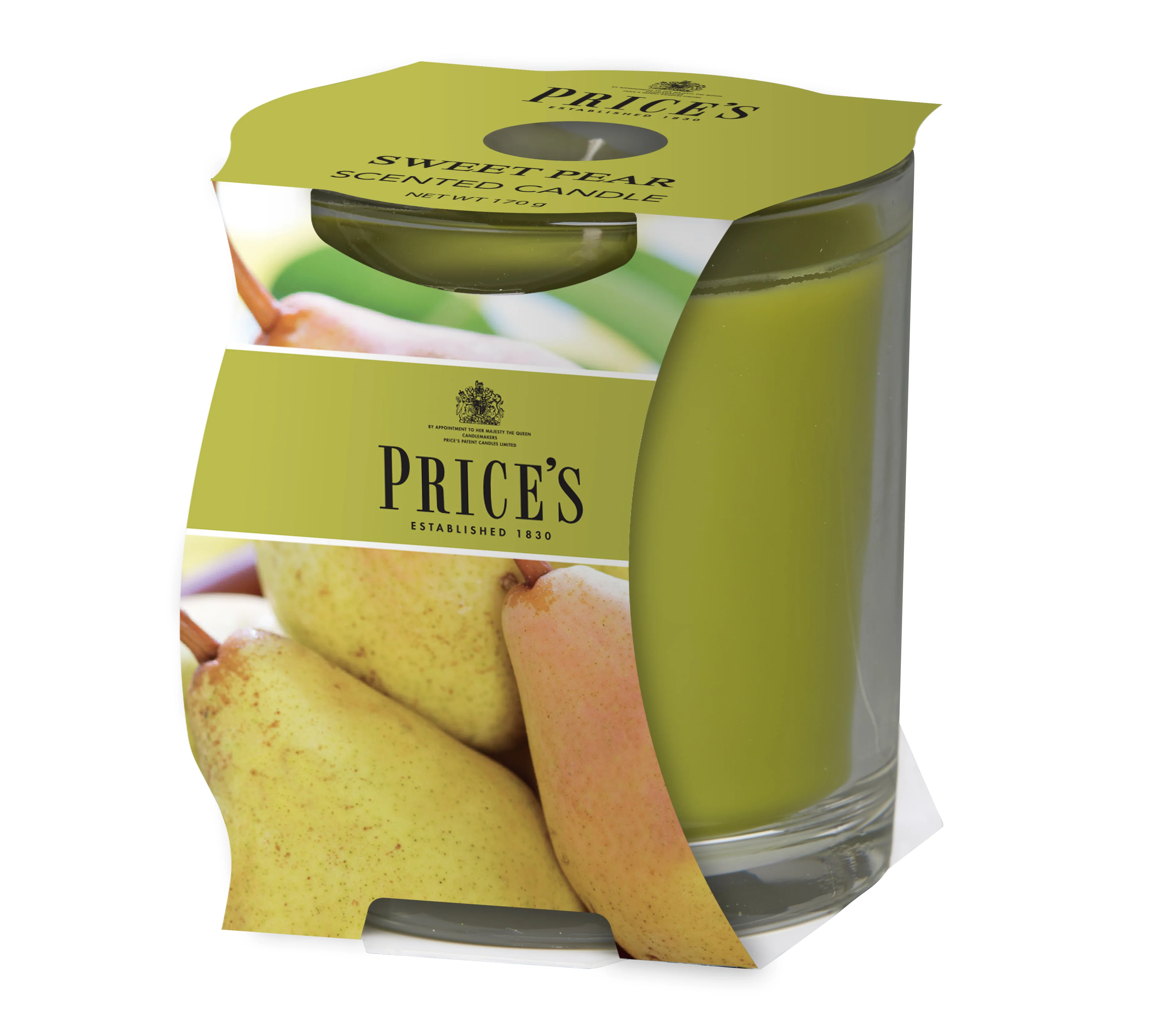 شمعة معطرة بكوب من Price's - الإجاص المثلج