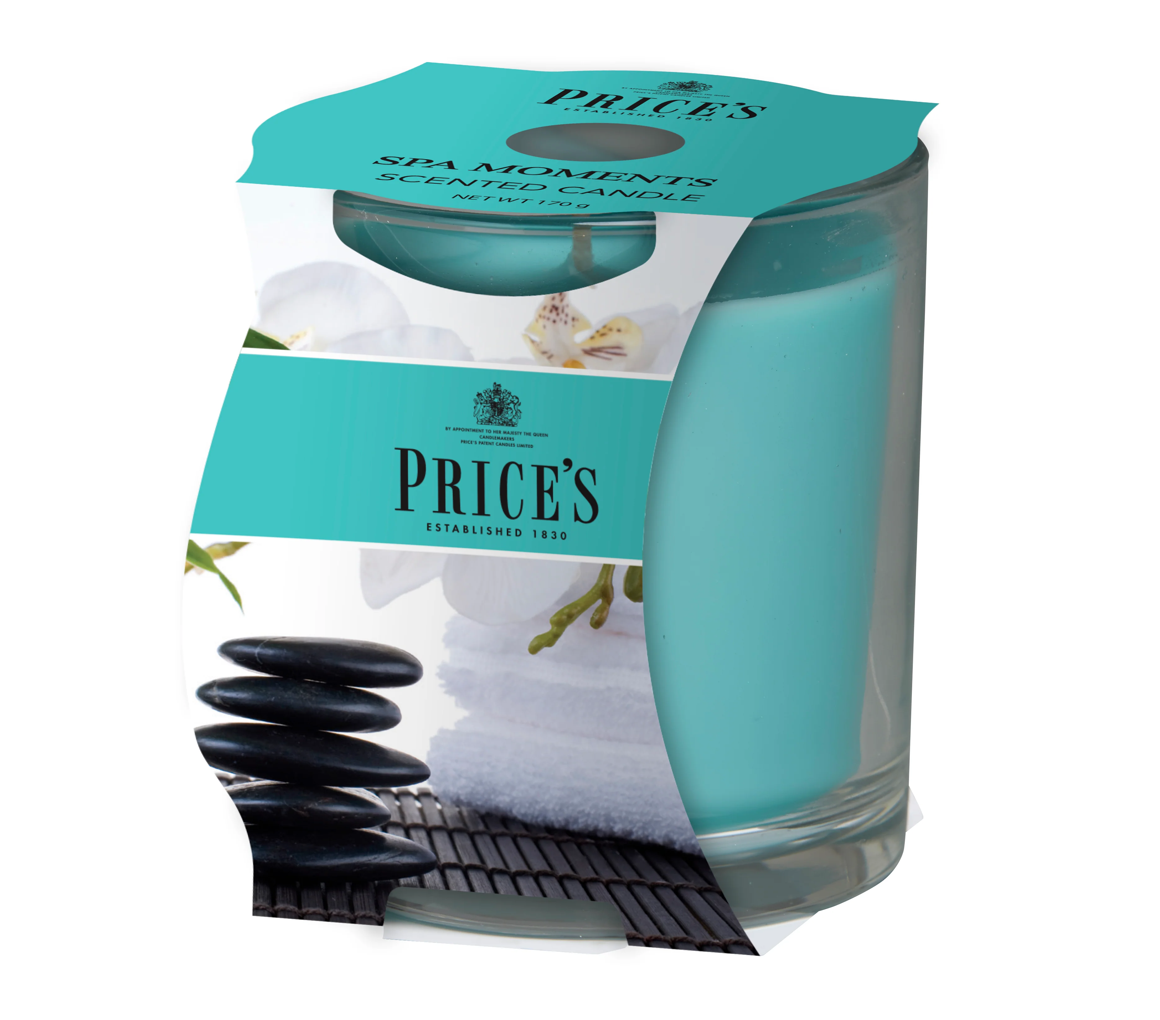 شمعة معطرة بكوب من Price's - استرخاء المنتجعات الصحية