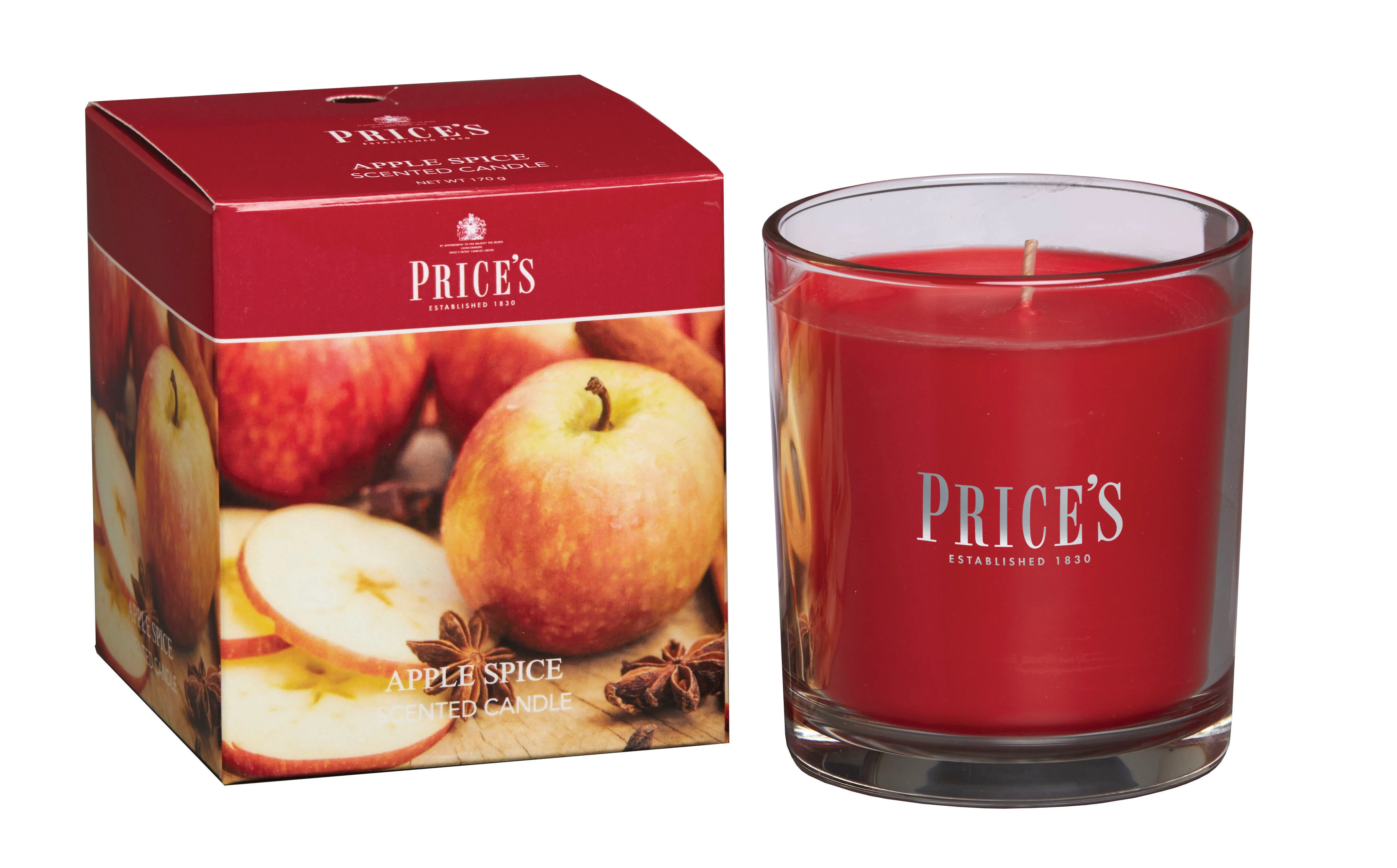 شمعة معطرة بكوب من Price's - بهارات التفاح