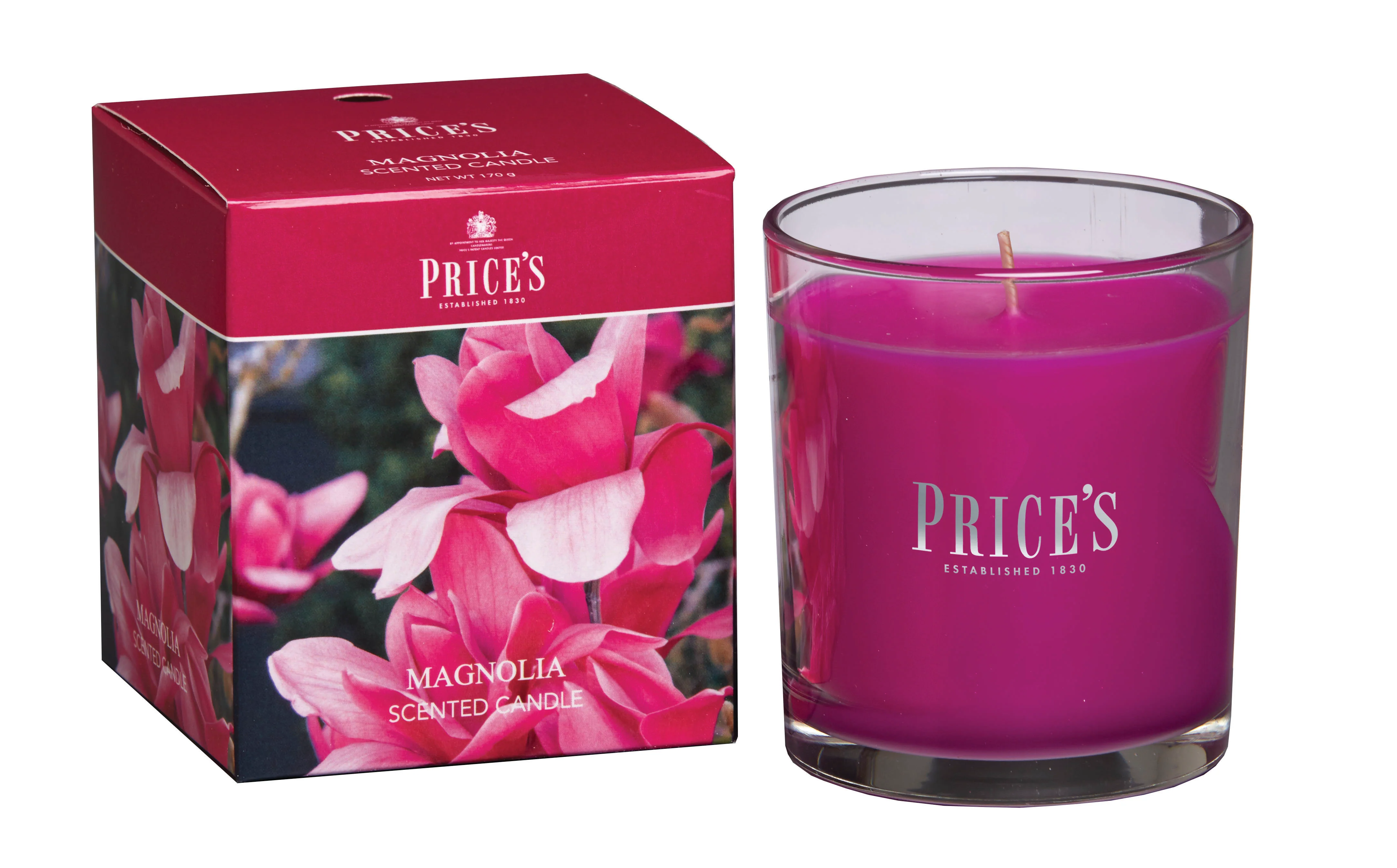 شمعة معطرة بكوب من Price's - ماغنوليا