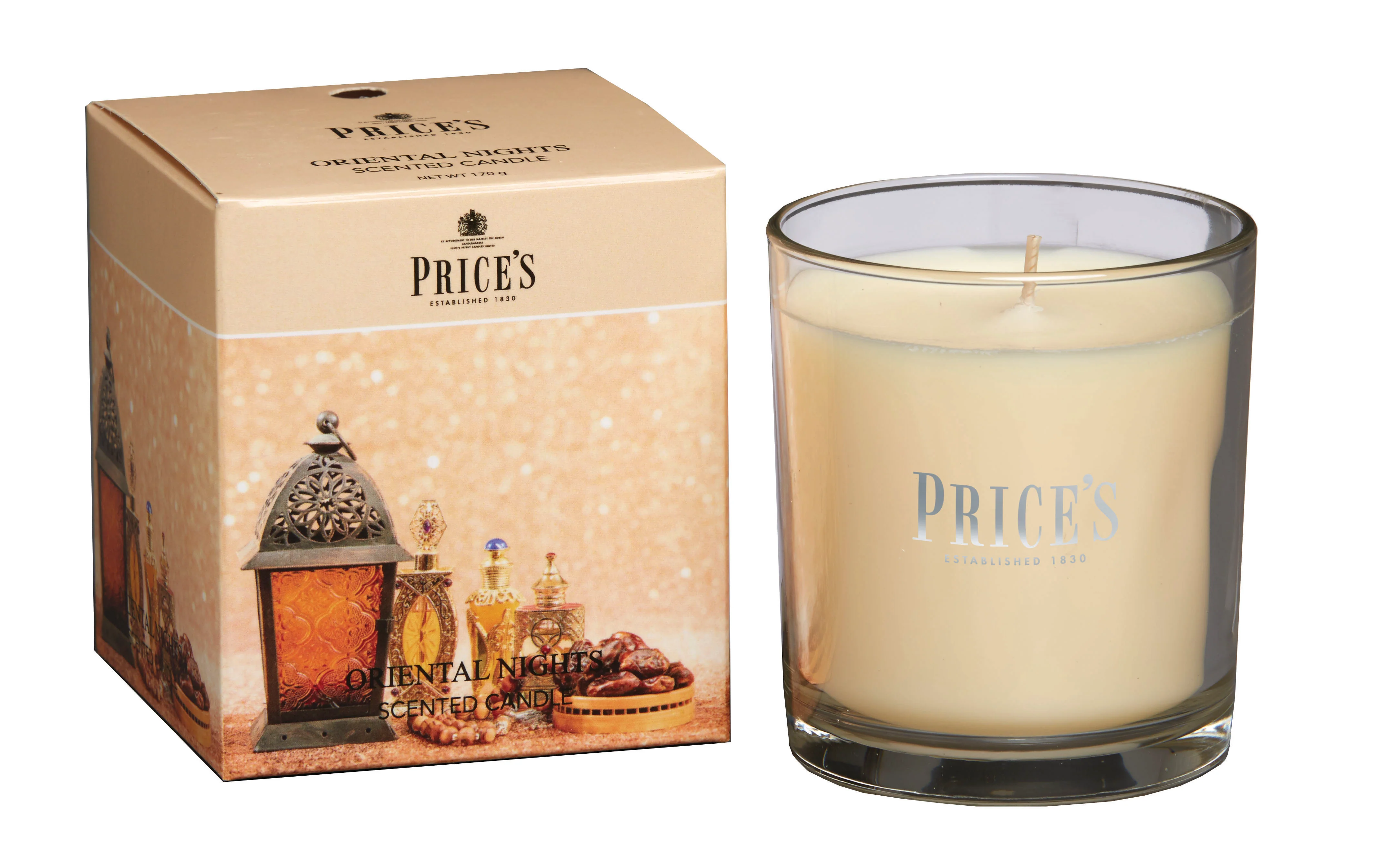 شمعة معطرة بكوب من Price's - ليالي شرقية