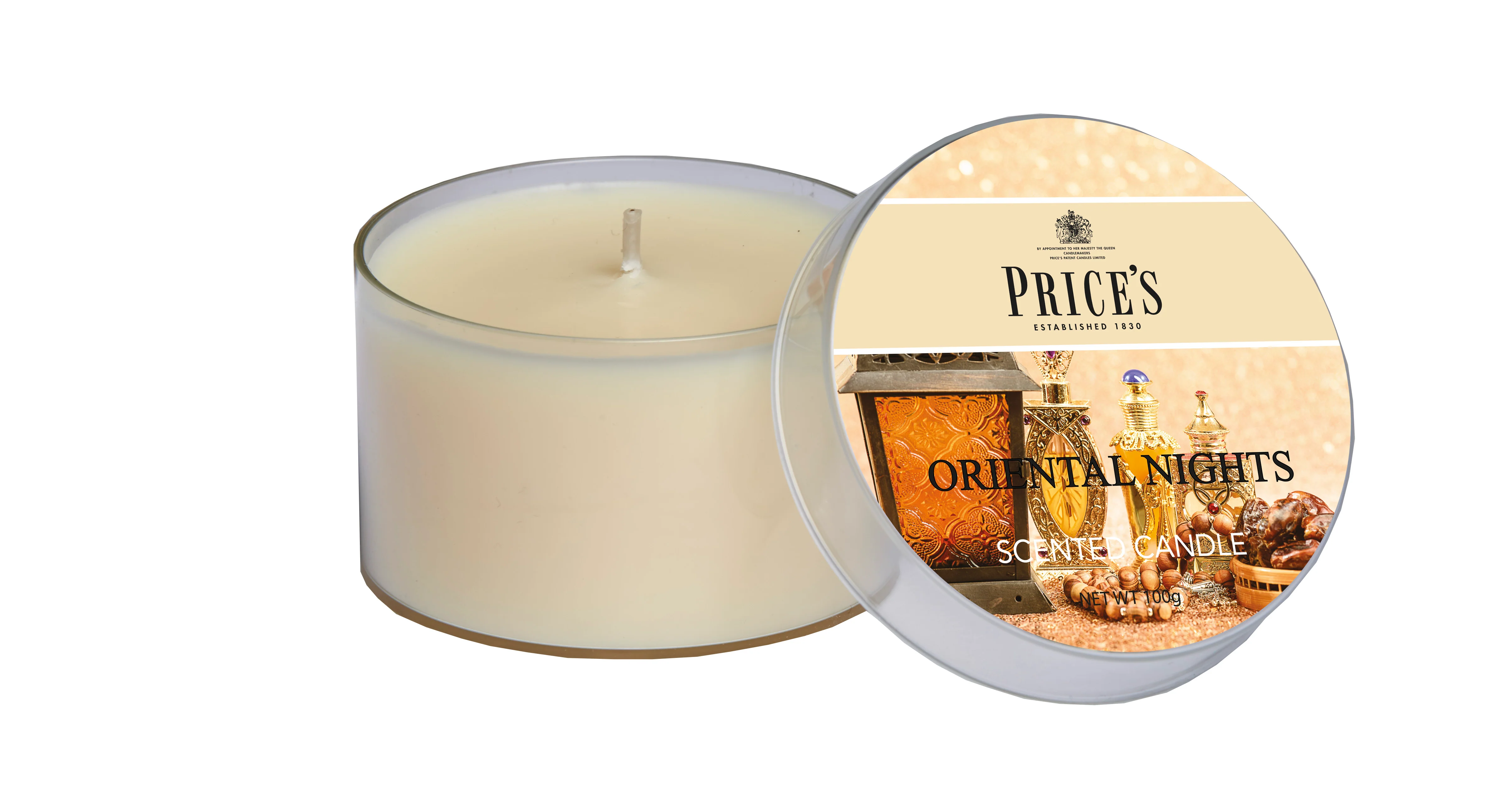 شمعة معطرة بعلبة من Price's - ليالي شرقية
