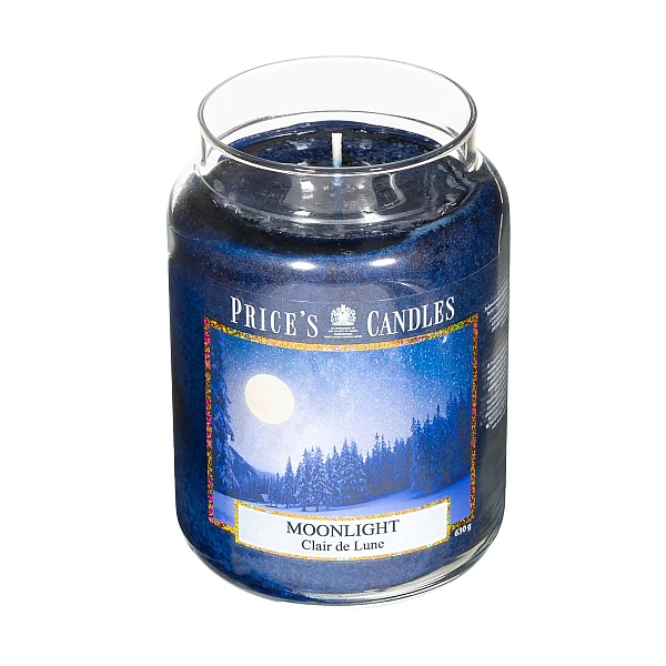 شمعة معطرة كبيرة بمرطبان Moonlight من Price's - Image 2