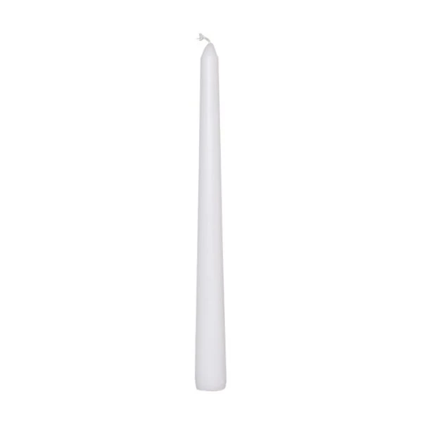 طقم 10 شموع عشاء من Price's - أبيض - Image 4
