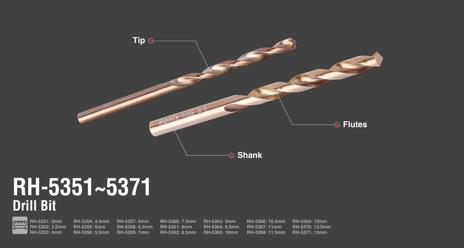 ريش حديد 5ملم 4241 من RONIX - Image 4