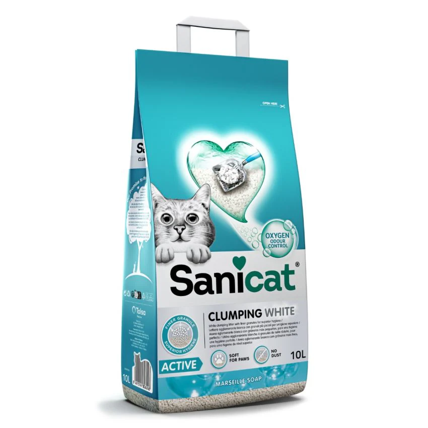 SANICAT أبيض قابل للتكتل ACT 10L 8411514806248 SANICAT