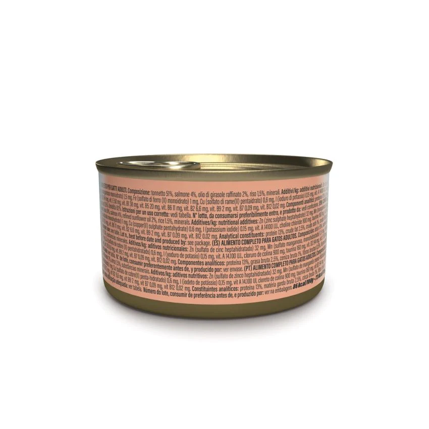 SCHESIR C&B طعام قطط رطب تونة وسالمون في هلام 12X85G(NEW) غني بالفيتامينات للقطط - Image 2