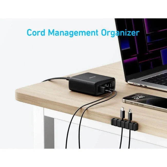 شاحن 112W ذو 6 منافذ (3 USB-C) بتقنية GaN للشحن السريع من Anker - Image 3