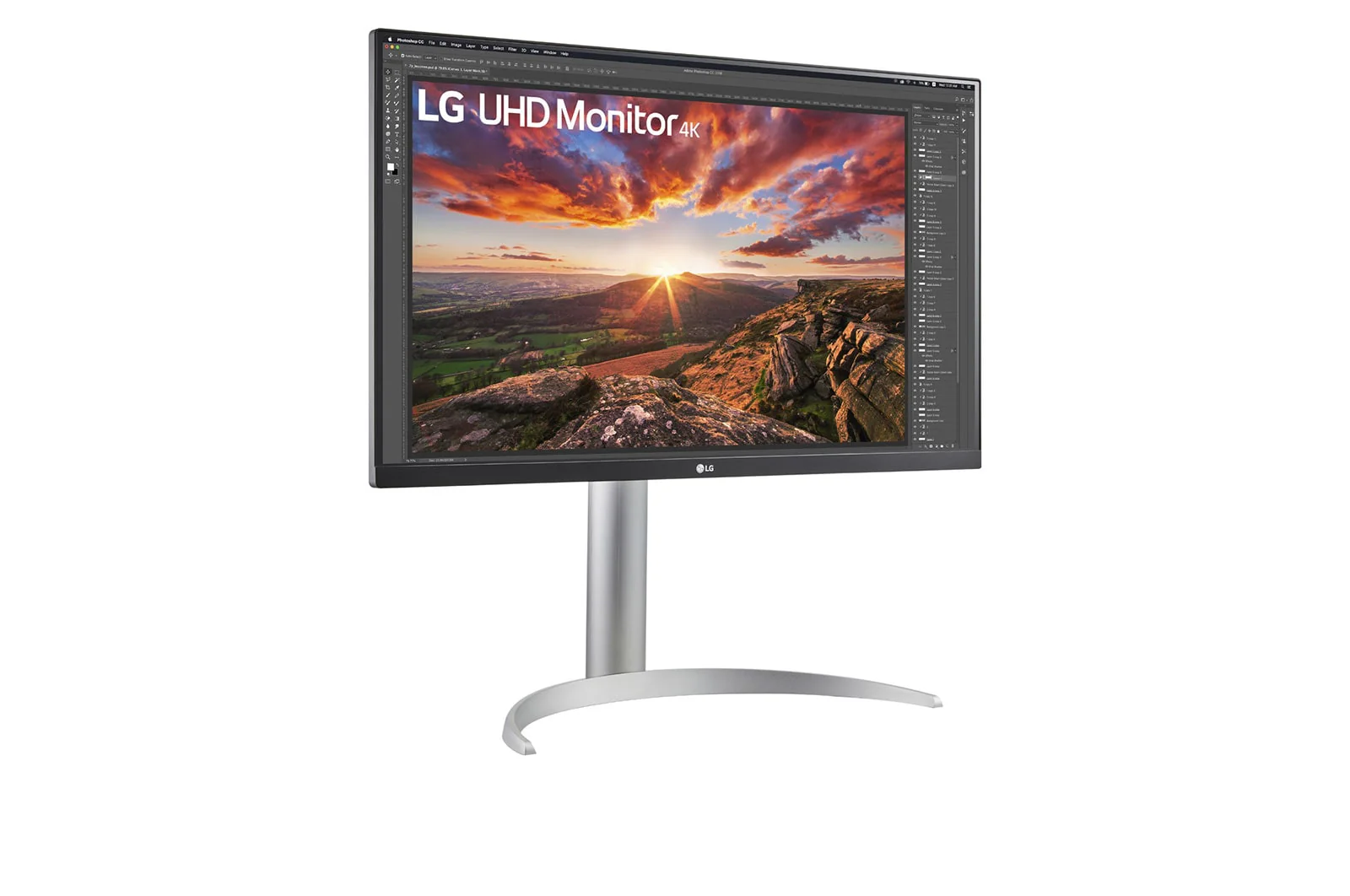 شاشة UDH 4K IPS بحجم 27 بوصة، مع حامل قابل للتعديل من ال جي - Image 3