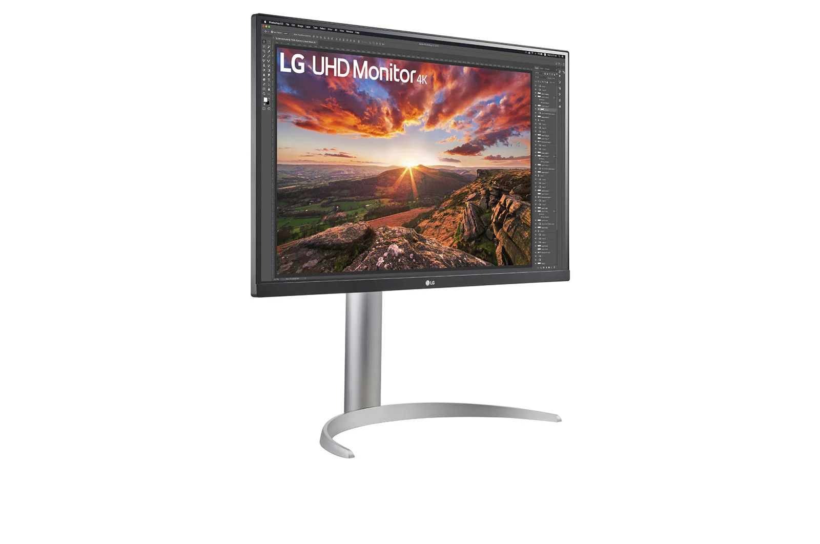 شاشة UDH 4K IPS بحجم 27 بوصة، مع حامل قابل للتعديل من ال جي - Image 4