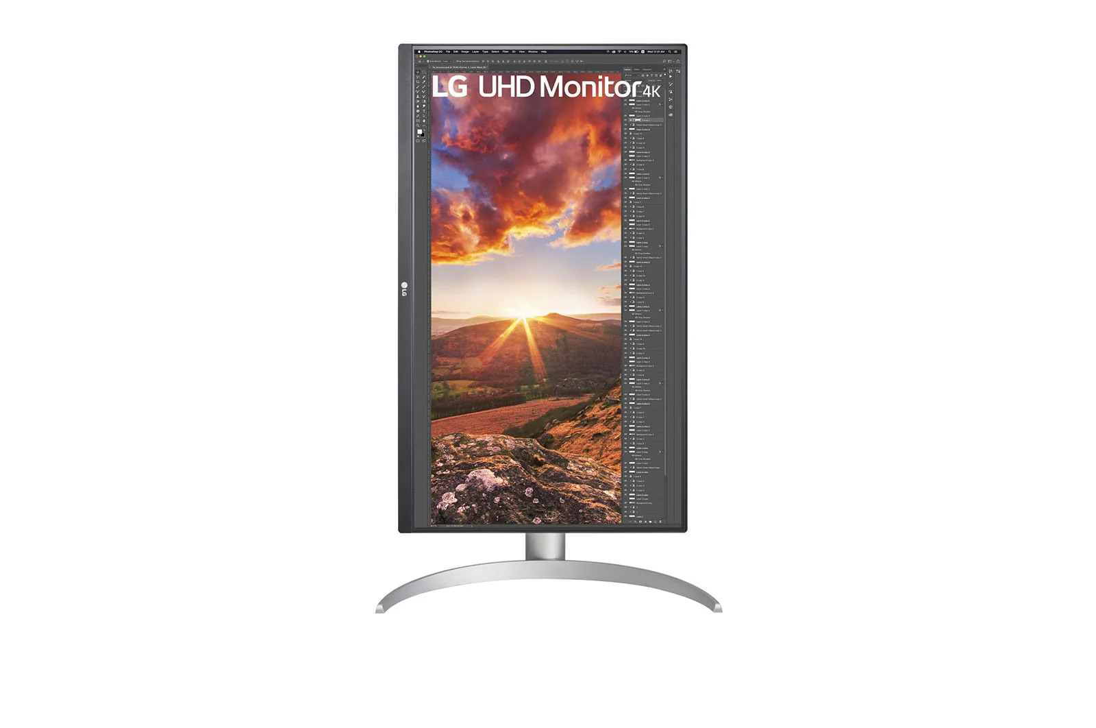 شاشة UDH 4K IPS بحجم 27 بوصة، مع حامل قابل للتعديل من ال جي - Image 9