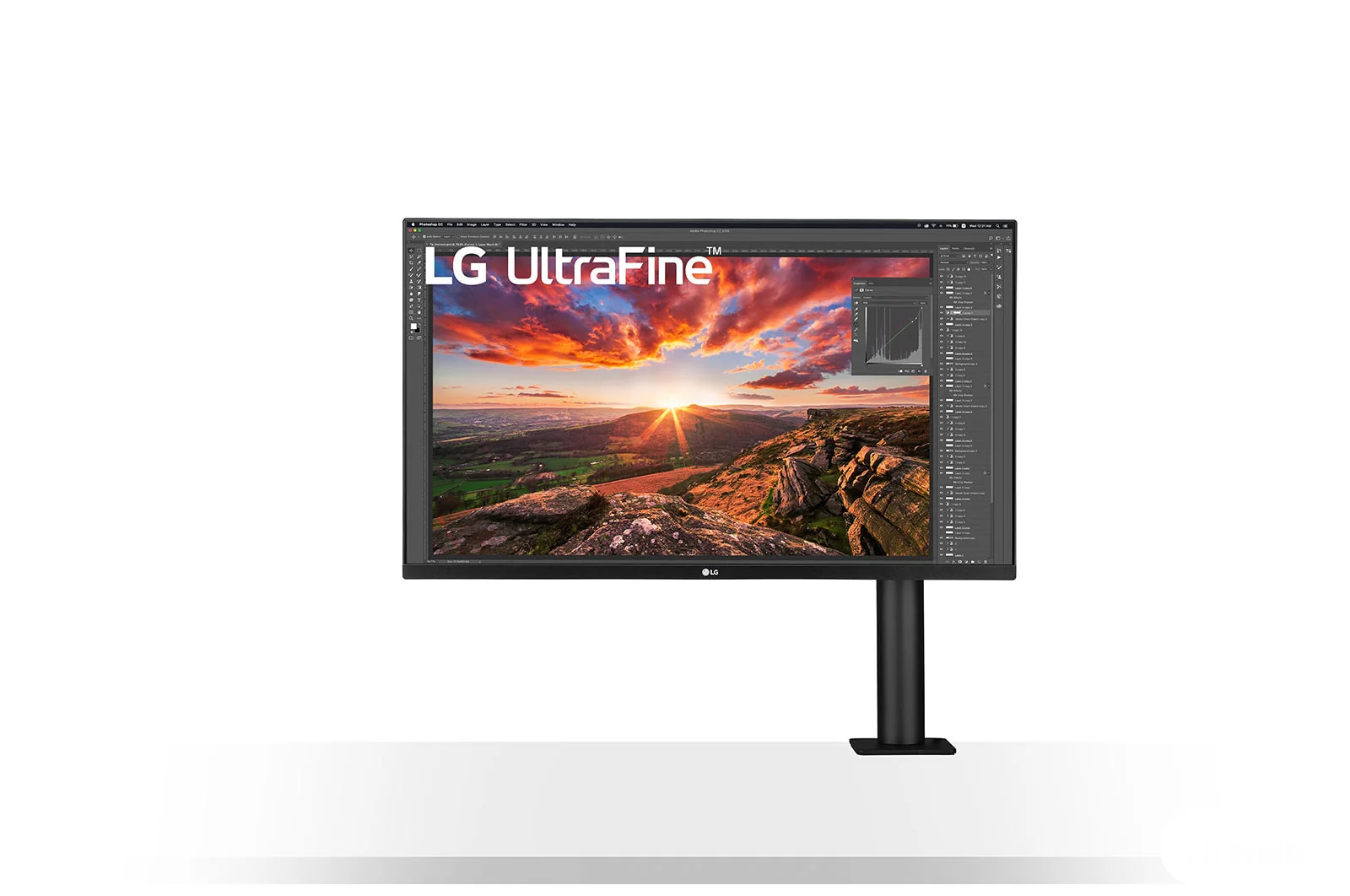 شاشة UltraFine حجم 32 بوصة بمنفذ USB C و تصميم مريح من ال جي - Image 2