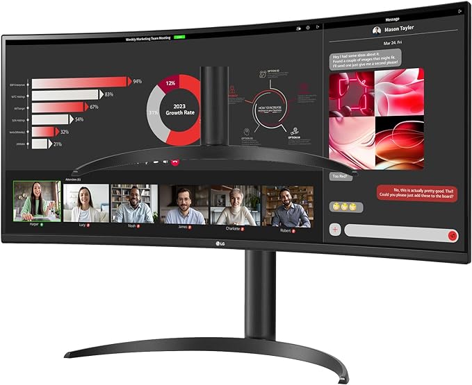 شاشة UltraWide منحنية QHD بدقة (3440x1440) من ال جي - Image 3