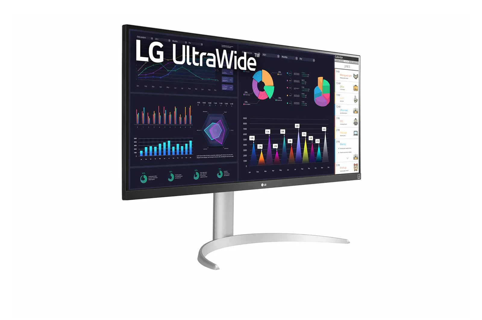 شاشة UltraWide مقاس 34 بوصة بدقة Full HD،معدل تحديث 100 هرتز، من ال جي - Image 4