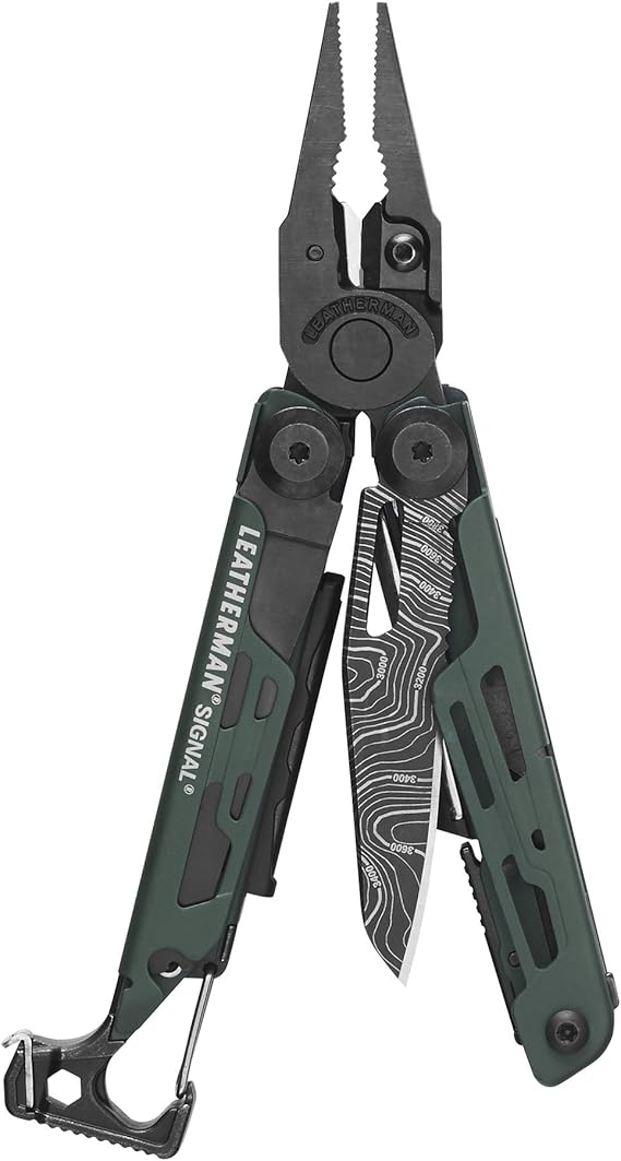 SIGNAL® GREEN TOPO BLADE - زردية متعددة الاستخدامات من Leatherman