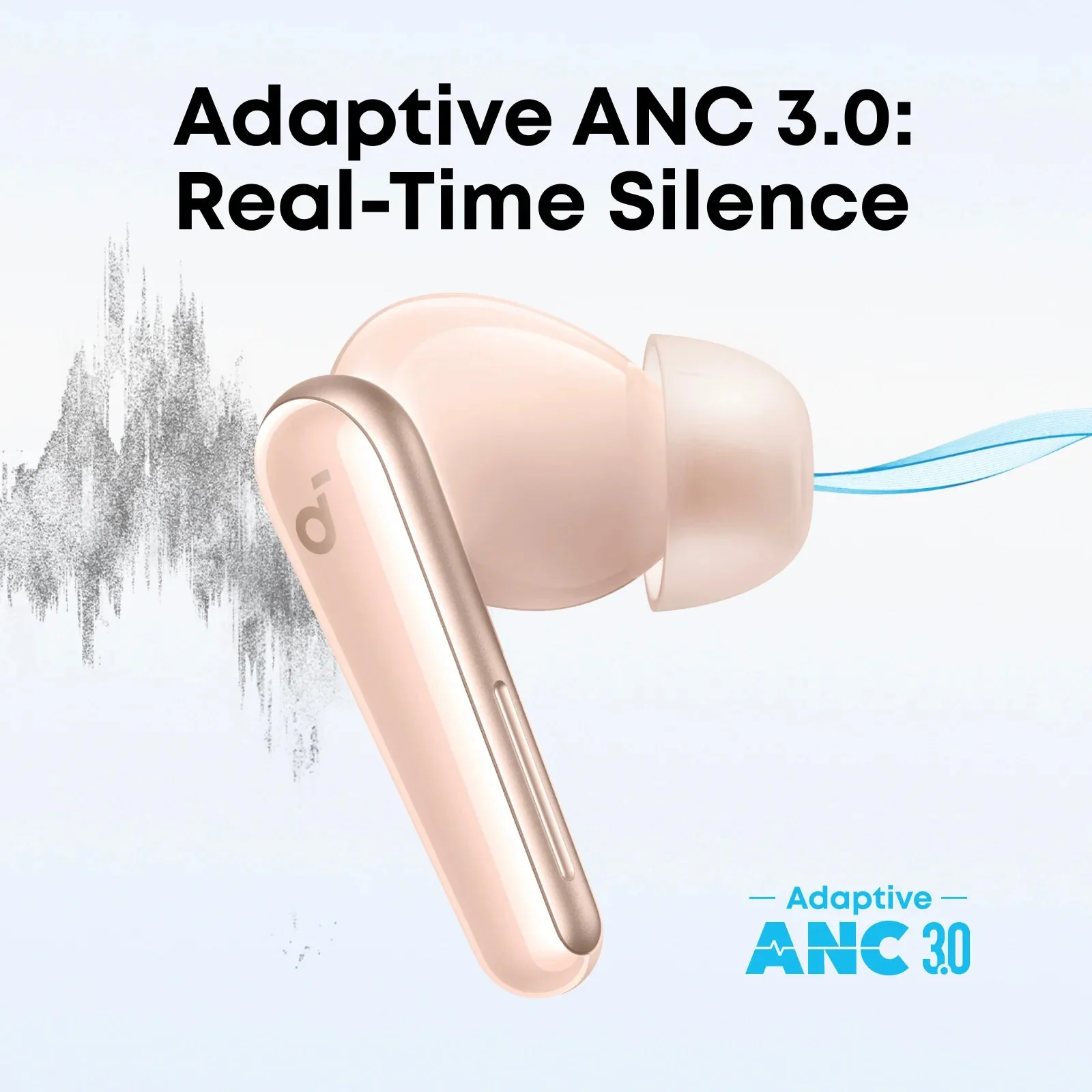 سماعات A3957H21 soundcore Liberty 5 أبيض ANC 3.0 لعزل ضوضاء أقوى من Anker - Image 3