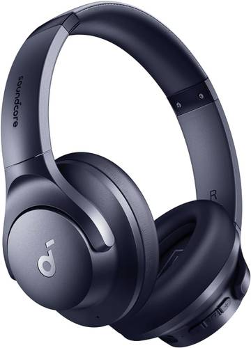 سماعات Soundcore Q20i - أزرق، صوت واضح وتصميم مريح من Anker