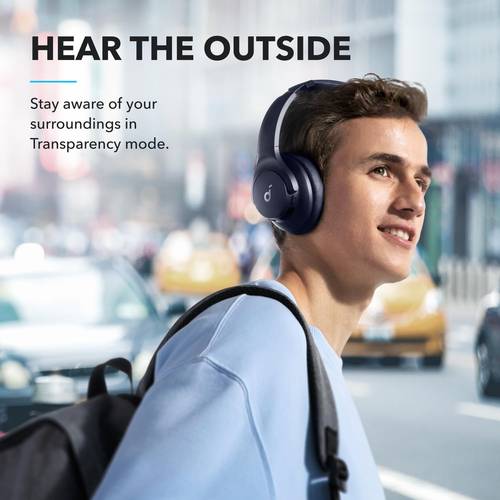 سماعات Soundcore Q20i - أزرق، صوت واضح وتصميم مريح من Anker - Image 4
