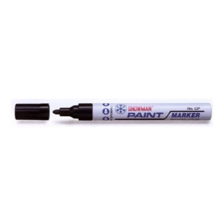 SNOWMAN PAINT MARKER - Black