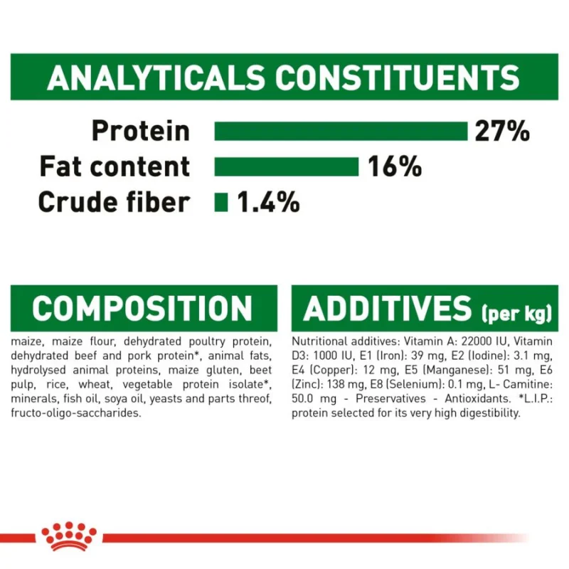 طعام جاف للكلاب الصغيرة البالغة لدعم الطاقة وصحة الجلد والفرو، 4 كجم من Royal Canin - Image 6