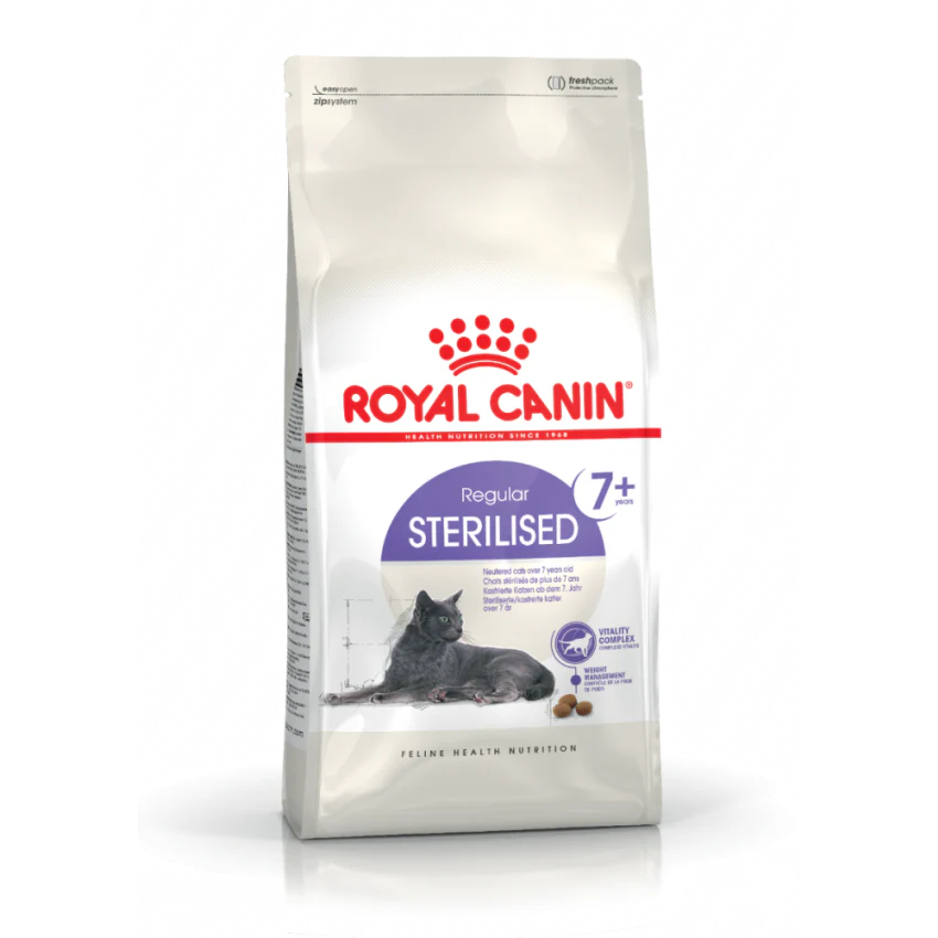 طعام جاف للقطط المعقمة 7+ سنوات، 1.5كغ من ROYAL