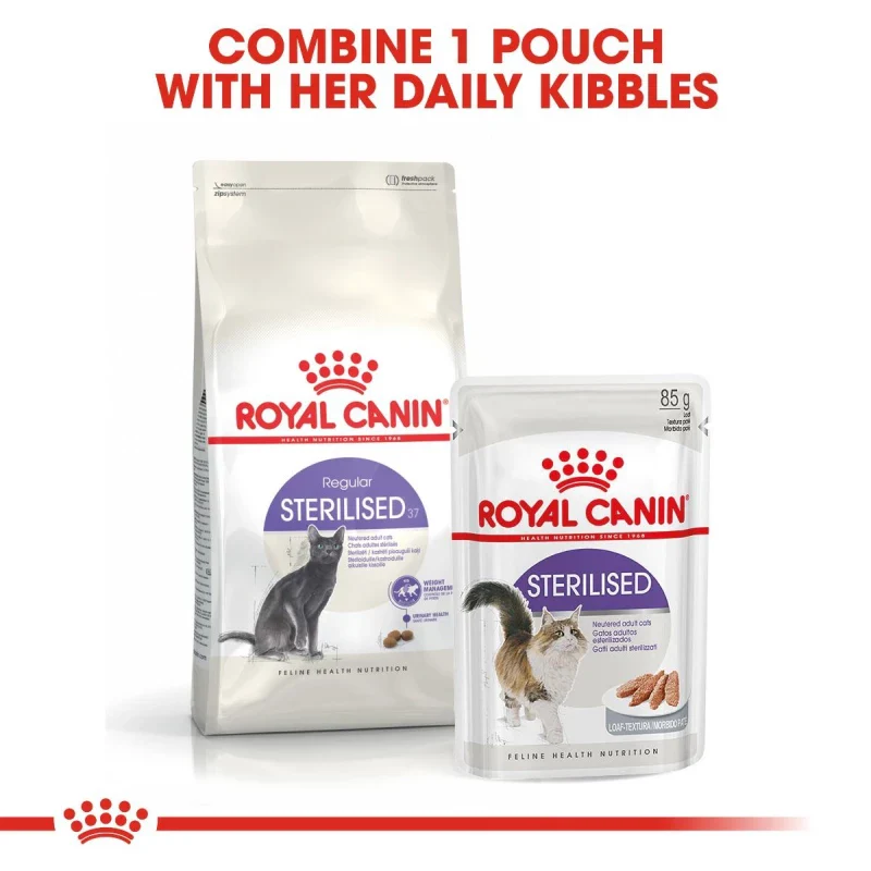 طعام جاف للقطط المعقمة للتحكم بكرات الشعر، 4 كجم من Royal Canin - Image 3