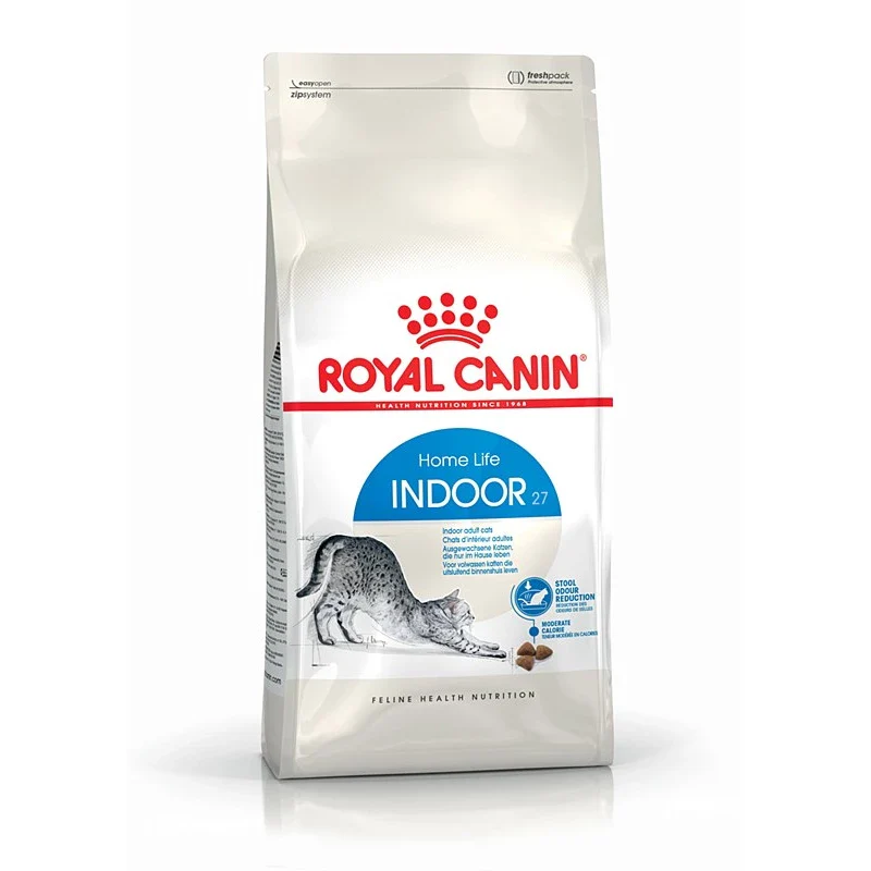 طعام جاف للقطط المنزلية للتحكم بالبراز وكرات الشعر، 2 كجم من Royal Canin