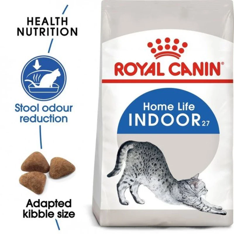 طعام جاف للقطط المنزلية للتحكم بالرائحة وكرات الشعر، 4 كجم من Royal Canin - Image 2