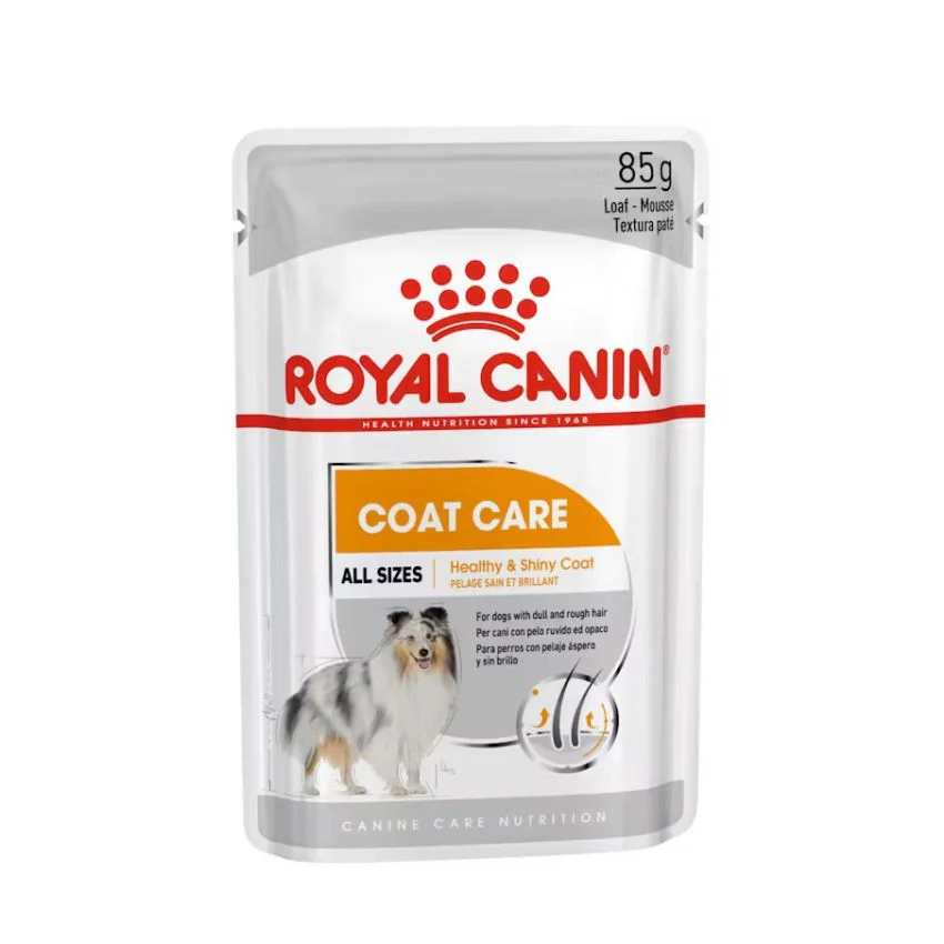 طعام رطب باتيه للكلاب للعناية بالفراء، 12×85غ من ROYAL