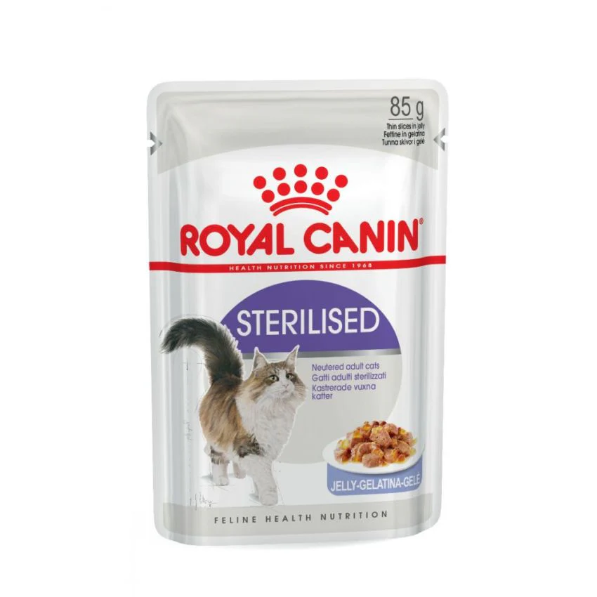 طعام رطب هلام للقطط المعقمة، 12×85غ من ROYAL