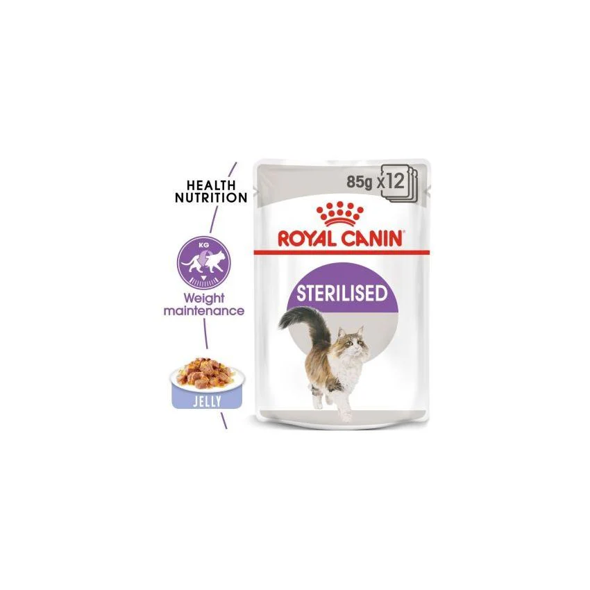 طعام رطب هلام للقطط المعقمة، 12×85غ من ROYAL - Image 4