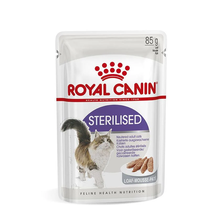 طعام رطب لوف للقطط المعقمة، 12×85غ من ROYAL