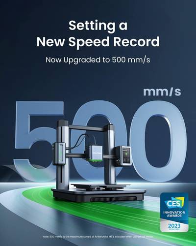 طابعة ثلاثية الأبعاد FDM 5X باللونين رمادي وأخضر بتقنية FDM من Anker - Image 10