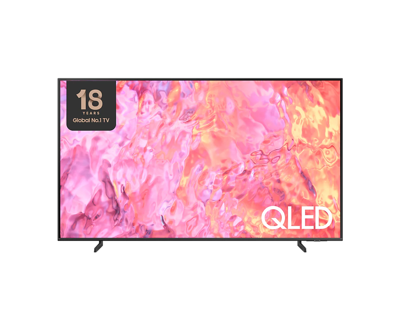 تلفزيون ذكي QLED 4K طراز Q60C حجم 55 بوصة (2023) من سامسونج - Image 2