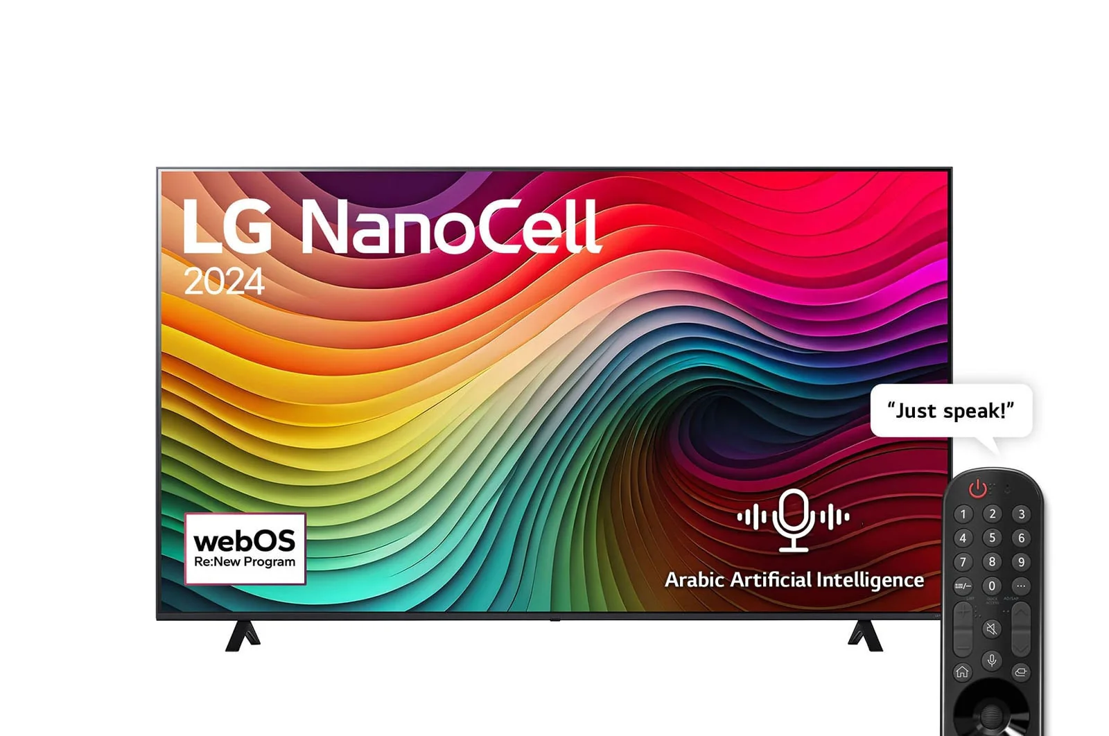 تلفزيون 55 بوصة 4K الذكي من ال جي